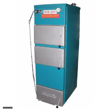 Твердотопливный котел Метромаш Комфорт КСВ-25Т Амазонка бай фото в Пинске