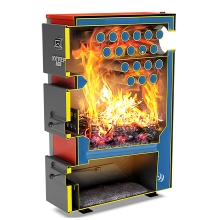 Твердотопливный котел Теплодар Куппер ПРО-42 (2018) Амазонка бай фото в Пинске