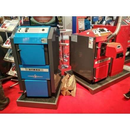 Твердотопливный котёл Atmos DC 50 S с пеллетной горелкой Амазонка бай фото в Пинске