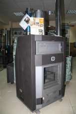 Стальной камин со стеклом Теплодар Сиеста 20 фото  в Пинске