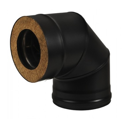 Сэндвич-отвод 90° Black Везувий купить в Пинске