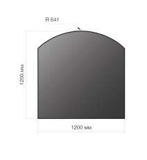 Лист напольный Везувий, 2мм, черный 1200*1200*2 R641 в Пинске