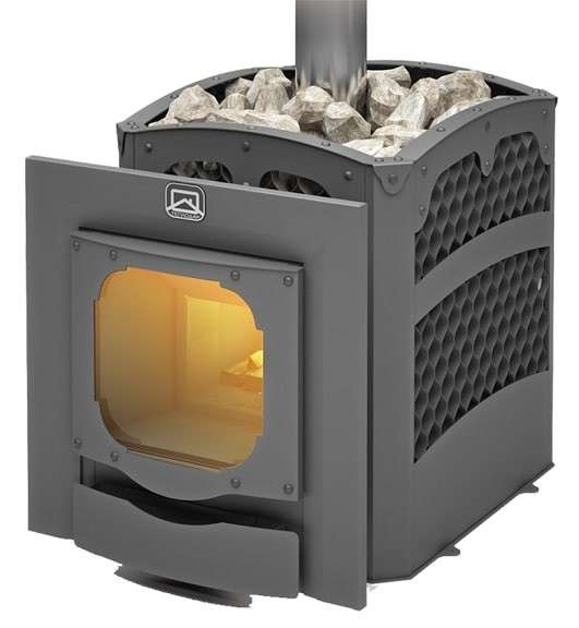 Печь для бани Теплодар Былина-Сетка-24 Ч Панорама (1.1) (без дверцы) Амазонка бай фото в Пинске