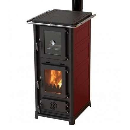 Печь-камин MBS Olympia Plus бордовая Амазонка бай фото в Пинске