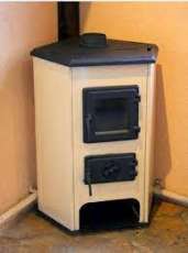 Купить Печь-камин MBS Corner кремовый сталь в Пинске Амазонка бай фото в Пинске