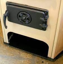 Купить Печь-камин MBS Corner кремовый сталь в Пинске Амазонка бай фото в Пинске