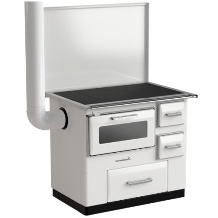 Плита на дровах Smederevac MBS 7 New Line (с крышкой) белая купить в Пинске