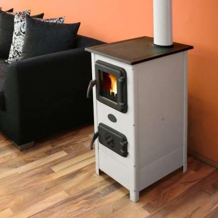 Печь-камин MBS Hera Plus белый в Пинске