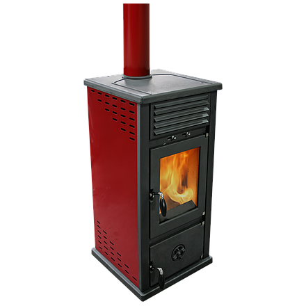 Печь-камин MBS Vesta Plus красная Амазонка бай фото в Пинске