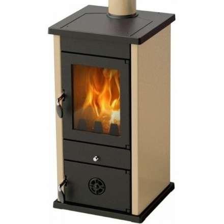 Печь-камин MBS Vesta Eco кремовая фото в Пинске