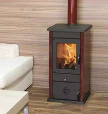 Купить Печь-камин MBS Vesta Eco бордовая в Пинске в Пинске