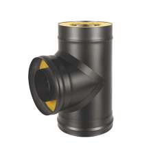 Сэндвич-тройник 90° BLACK AISI 430-0,8 мм утепл. 50 мм купить в Пинске