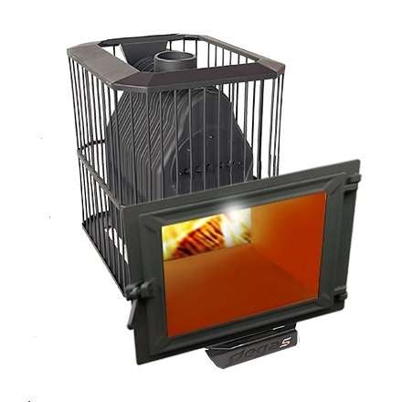 Печь Пегас 16 NEXT панорама сетка фото в Пинске