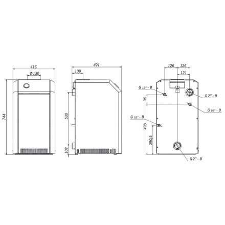 Газовый котел Лемакс Премиум 16 в Пинске