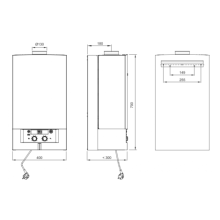 Газовый котел Bosch GAZ 3000 W ZW 14-2 DHKE в Пинске