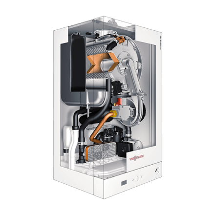 Конденсационный котел Viessmann Vitodens 50-W BPJD 24 кВт двухконтурный в Пинске