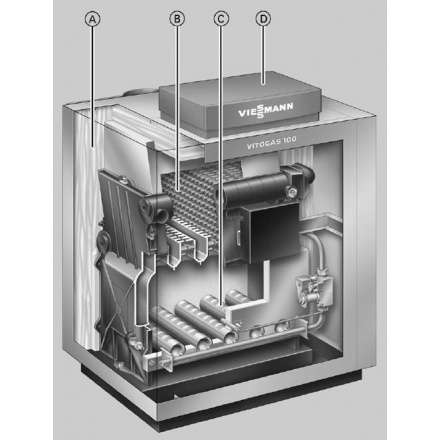 Газовый котел Viessmann Vitogas 100-F 42 в Пинске