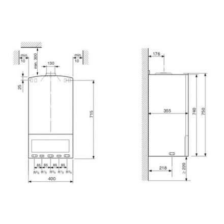 Газовый котел Bosch GAZ 4000 ZWA 24-2 K в Пинске