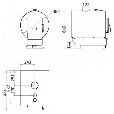 Твердотопливный котел Теплодар Куппер Уют-20 в Пинске