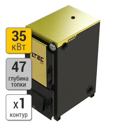 Твердотопливный котел LTEC Eco 35 в Пинске
